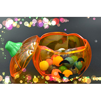 Halloween Mini Pumpkin Container